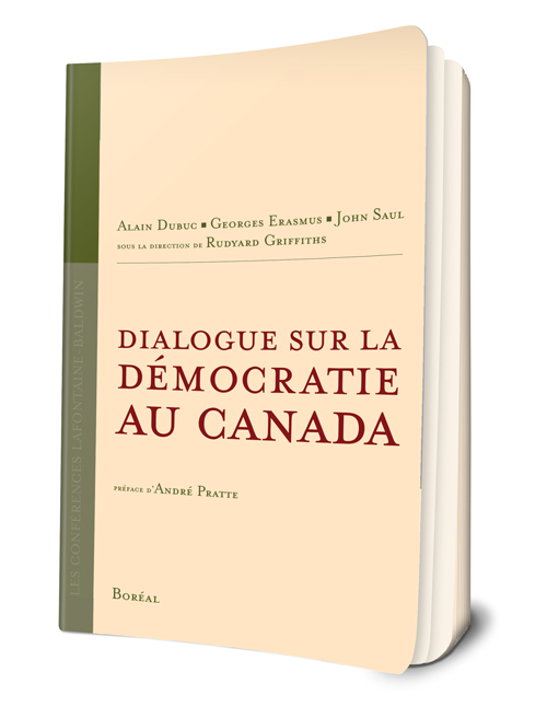 couverture du livre dialogue sur la démocratie au canada
